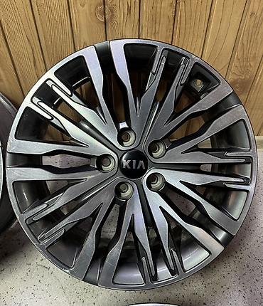 Диски: Литые Диски R 18 Kia, Комплект, отверстий - 5, Б/у — 4