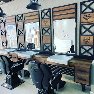 salon mebelleri satilir: Bərbər Mebeli ✅Müasir dizayn ✅Yüksək keyfiyyətli materiallar ✅Rahat
