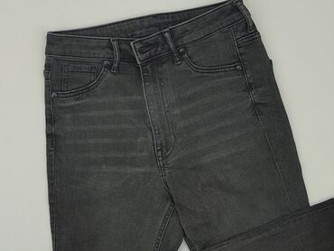 spodnie jeans czarne: Jeansy, XS, stan - Dobry