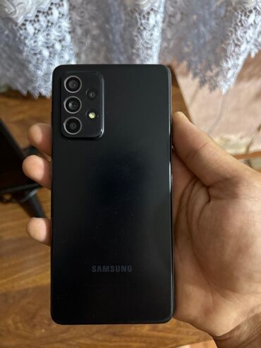 samsung s10 irsad: Samsung Galaxy A52, 128 GB, rəng - Qara, Zəmanət, Düyməli, Barmaq izi