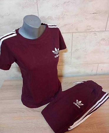 guess rsd: Adidas Ženski sportski komplet – majica kratkih rukava i donji deo — 7
