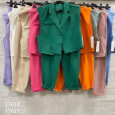 Kompleti: 🔥Damski komplet – prsluk bez rukava i pantalone visokog struka ✅2700 — 10