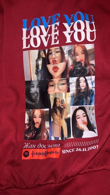 национальные платье: Толстовки с фотоколлажем “LOVE YOU” Отлично подходит для повседневных