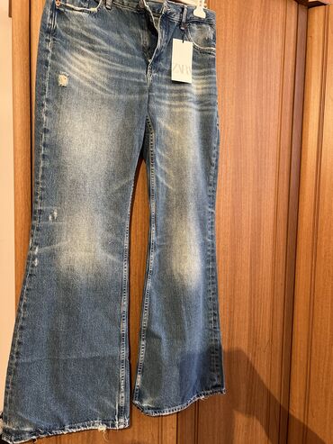 zara jeans: Cinslər Zara, L (EU 40), rəng - Mavi