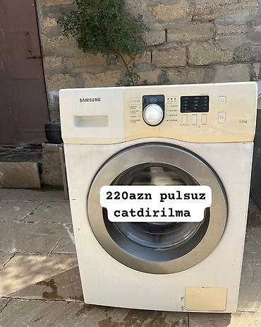 Samsung önyükləməli paltaryuyan maşın - Yük tutumu: 6 kq - Ön paneldə
