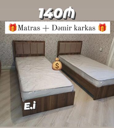 185.70.14: Yeni, Təknəfərlik çarpayı, Matras ilə