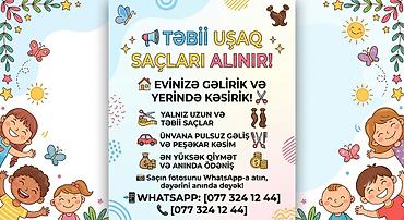 Sağlamlıq və gözəllik: Uşaq saç ustaları — 1