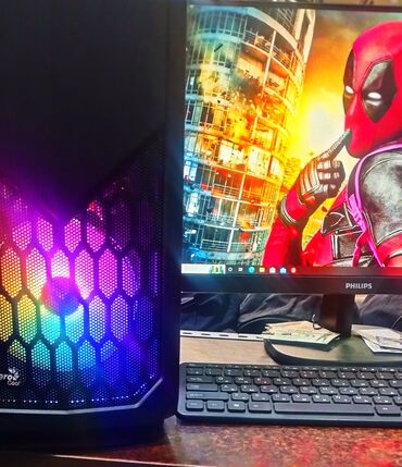 игровой пе: Компьютер, ядер - 4, ОЗУ 8 ГБ, Для работы, учебы, AMD A, HDD