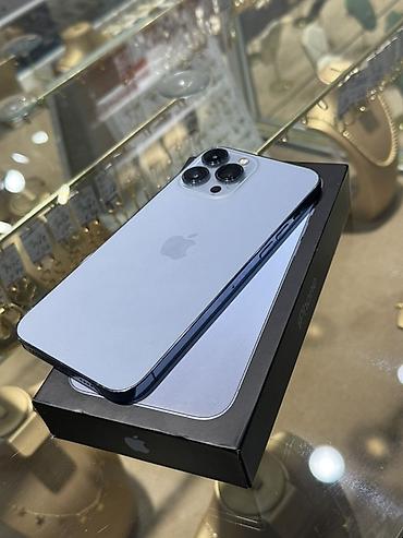 i̇phone pro: IPhone 13 Pro Max, 256 GB, Sierra Blue, Zəmanət, Simsiz şarj, Face ID — 1