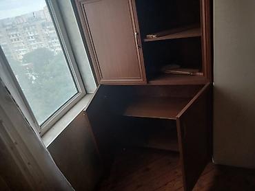 Ev üçün mebel: Künc tipli 2 hissəli qapalı şkaf dəsti - Material: ağac teksturalı — 3