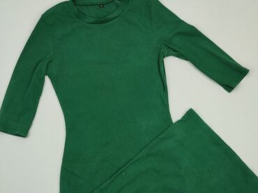 sukienki wieczorowa maxi butelkowa zieleń: Sukienka, S, stan - Bardzo dobry