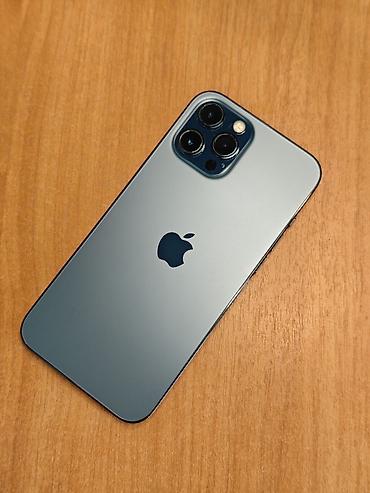 Apple iPhone: IPhone 12 Pro Max, Б/у, 256 ГБ, Pacific Blue, 75 % — 1