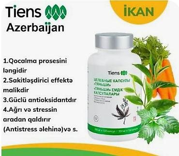 biostat kapsül: Tiens “Tyanşi” Şəfa kapsulları - Tərkibi bitki mənşəli ekstraktlarla — 1