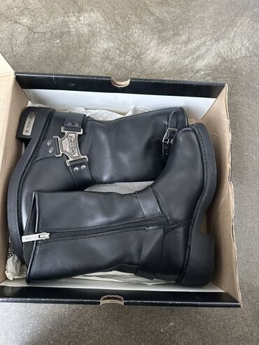 питбайк купить баку: Harley-Davidson Footwear “Bailey” moto çəkmələri - Rəng: Qara -