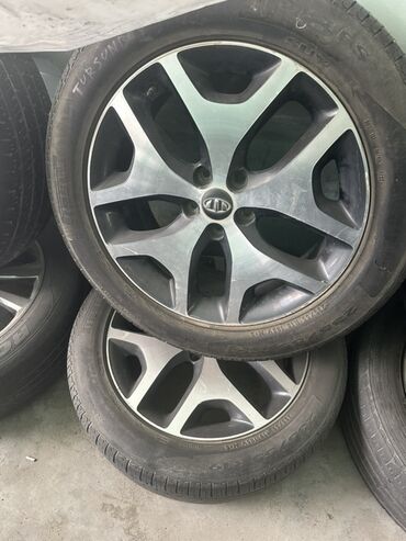 запаска киа к7: Дөңгөлөктөр монтажда 235 / 55 / R 19, Жай, Комплект, Жеңил унаалар, Куйма, тешиктери - 5