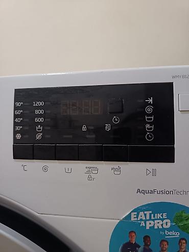 paltaryuyan 2 ci el: Paltaryuyan maşın Beko, 8 kq, İşlənmiş, Avtomat, Qurutmasız — 4