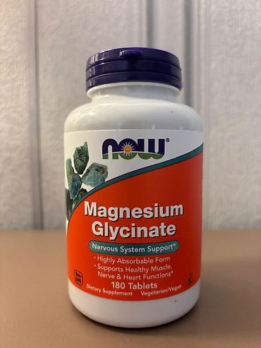 magnesium tablet: Məhsul: NOW Magnesium Glycinate – pəhriz əlavəsi - Forması: Tablet - — 1