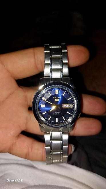 saat iphone: Seiko 5 avtomatik qol saatı - Model: Seiko 5, Ref. SNXS79J1 (Cal — 9