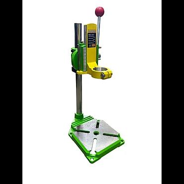 ucuz kask: Drel üçün Qazma Stendi – Ağır Dəmir Altlıqlı Professional Model — 1