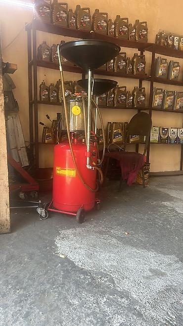 razval balans ustasi: Avtomobil servisləri üçün yağı boşaltma və toplama aparatı Məhsul — 2
