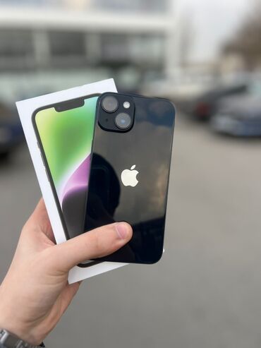 Apple iPhone: IPhone 14 Plus, 128 GB, Qara, Zəmanət, Barmaq izi, Face ID