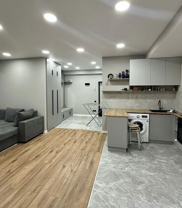 сдаю квартира аламединский рынок: 2 комнаты, 63 м², Элитка, 3 этаж, Дизайнерский ремонт