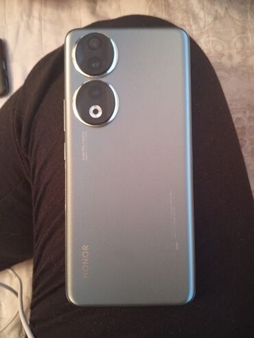 телефон флай с телевизором сенсорный: Honor 90, 256 ГБ, цвет - Синий, Сенсорный, Отпечаток пальца, Беспроводная зарядка
