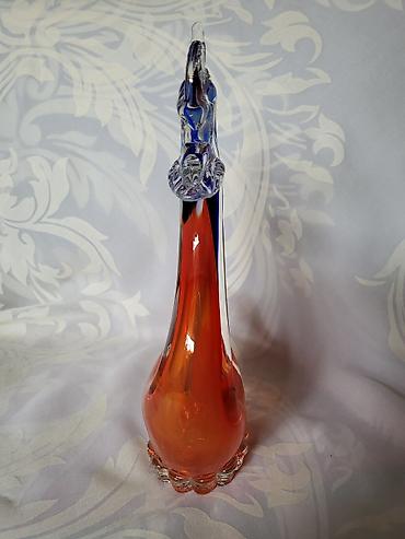 Ostali antikviteti: Murano figura rucni rad iz 70ih.god. Figura duvano staklo,bez — 9