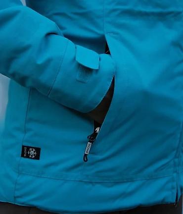 Zimske jakne: Planinarska/zimská jakna – tirkizno plava - Topla, vodoodbojna — 8