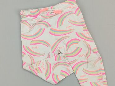 fuksjowe spodnie: Leggings, 9-12 months, condition - Fair