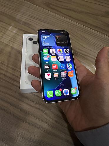 note 5 ekran: IPhone 13, 128 GB, White Titanium — 1