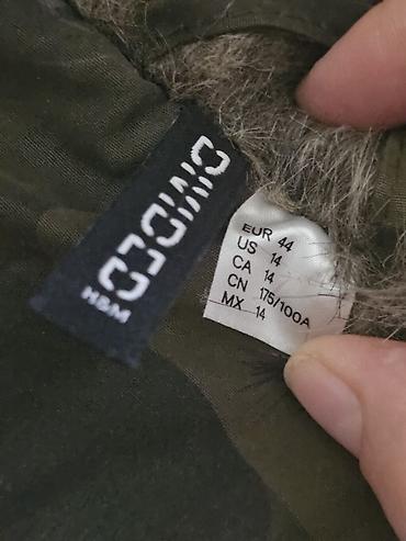 tech fleese: Парка H&M Divided, камуфляж - Женская парка с капюшоном и опушкой — 2
