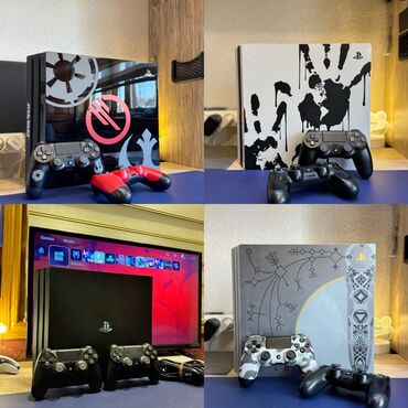 PS4 (Sony Playstation 4): Playstation 4 Pro modelləri kolleksiyamdır. Satmaq qərarına gəlmişəm