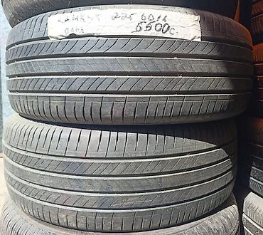 952 2: Шины 225 / 60 / R 16, Лето, Б/у, Пара, Легковые, Корея, Hankook — 1