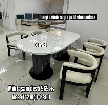 стеклянный кухонный стол: Masa desti sifarisle hazırlanır. ⚜️ İstehsaldan satiş, otağınıza