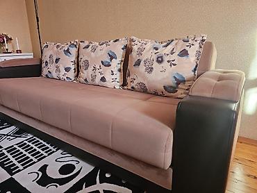 Divan, İşlənmiş, Açılan, Bazalı, Vеlur parça, Çatdırılma yoxdur