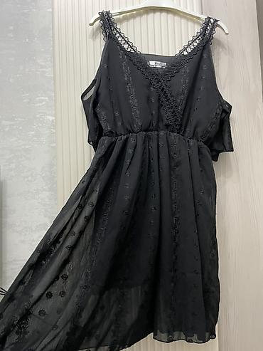 Şəxsi əşyalar: Qara şifon don standart - Model: M&J - Rəng: Dərin qara - — 3