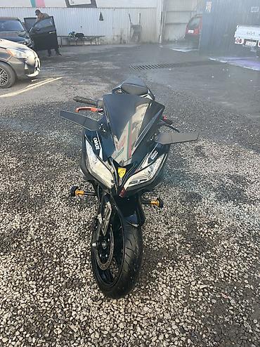 kawasaki ninja h2r цена: Спортивный мотоцикл класса 400см³ (визуально ближе к 400), черный, в — 1