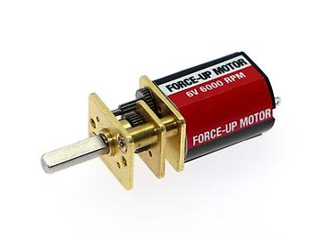 Ötürücü qutuların detalları: Force-Up 6V 6000 RPM Karbon Fırçalı DC Motor Sürətli xətt izləyən və — 2