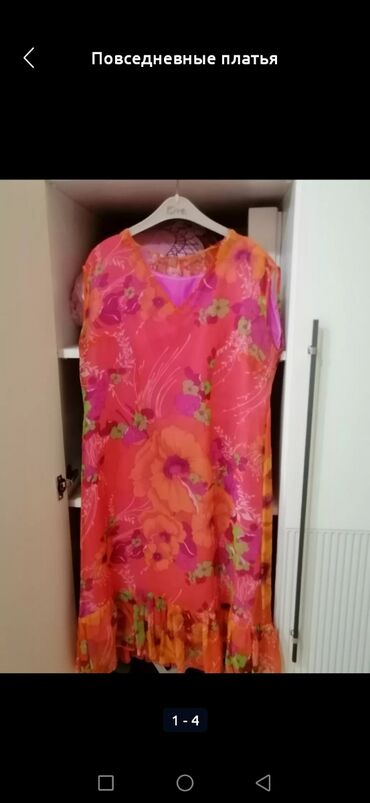 dress: Повседневное платье, Миди, XL (EU 42)