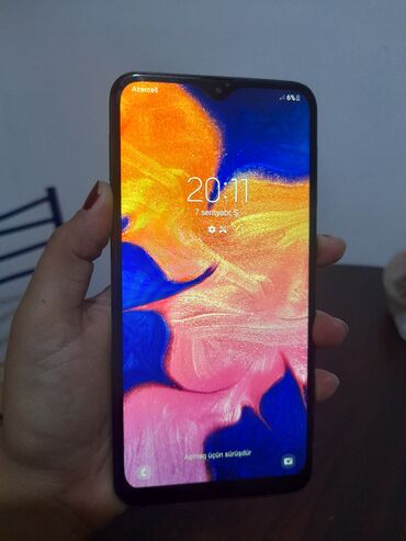 samsung galaxy a10 ekran qiymeti: Samsung Galaxy A10, 32 GB, rəng - Qara, İki sim kartlı