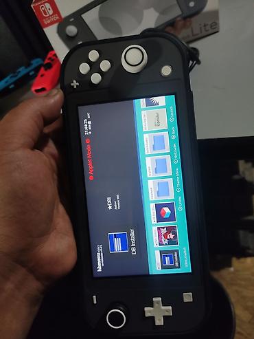 Nintendo Switch (Lite): Nintendo Switch lite чипованная (прошитая) встроенная память — 8