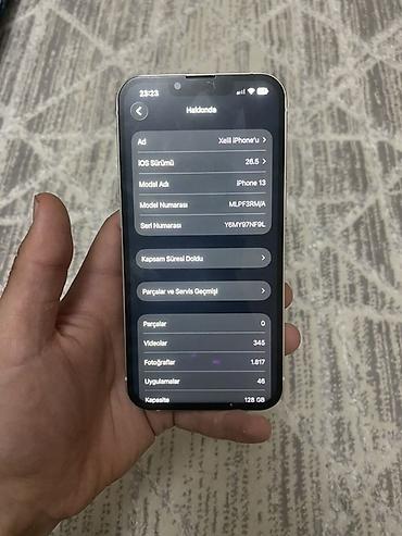 Apple iPhone: IPhone 13, Ağ, Qırıq — 8