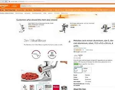 Ostala kuhinjska oprema: SilverCrest Manual Mincer – ručna mašina za mlevenje - Višenamenska — 10