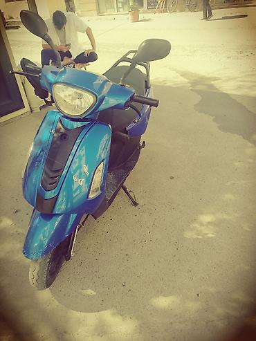 moped gunluk: Məhsul: Şəhər daxili istifadə üçün mavi rəngli skuter Texniki və — 4