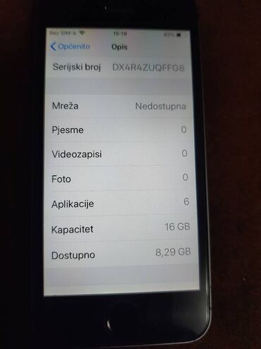 Apple iPhone: Apple iPhone iPhone 5s, 16 GB, Black Titanium, Otisak prsta — 6