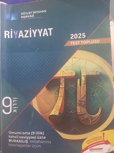varli ata kasib ata: Riyaziyyat – 2025 Test Toplusu (9 illik) Dövlət İmtahan Mərkəzi — 1