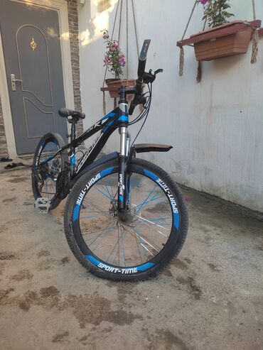 bicycle stargazer: İşlənmiş Dağ velosipedi Stels, 24", sürətlərin sayı: 7, Ünvandan götürmə