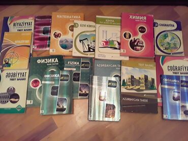 Digər məktəb dərslikləri: Kitablar. Есть еще разные учебники и тесты по всем предметам. Чтобы — 9