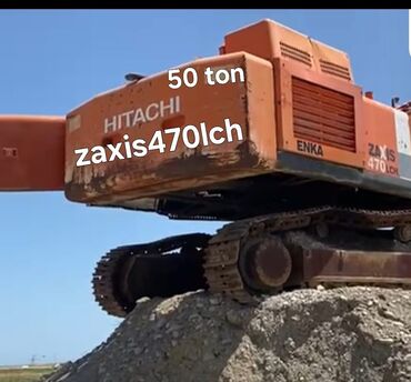50 tonluq Hitachi Zaxis 470LCH ekskavatoru genişmiqyaslı qazma və
